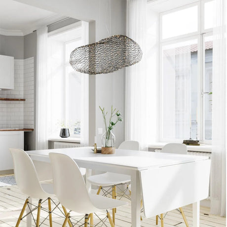 Hanglamp led lamp zwart modern groot wolk by rydens hayden
