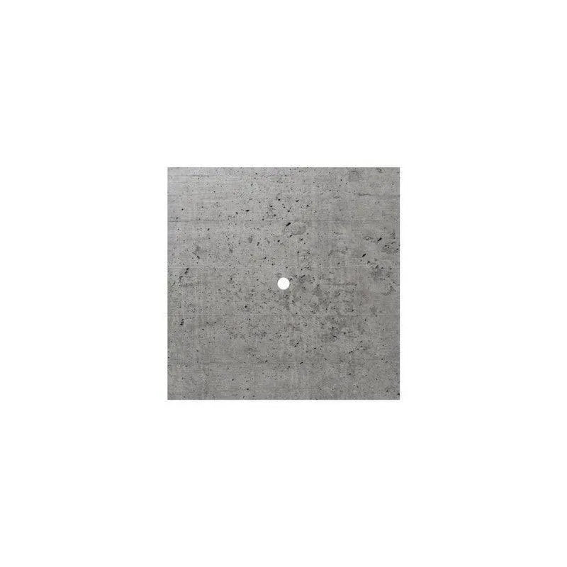 Plafondkap vierkant betonkleur 1 uitgang 200mm - FOIR
