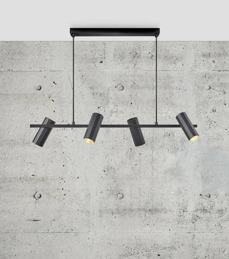 design hanglamp eettafel modern zwart gu10 fittingen verstelbaar zwarte 
