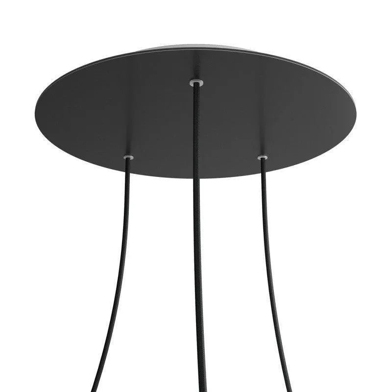 Grote plafondkap modern minimalistisch design rond 3 uitgangen 