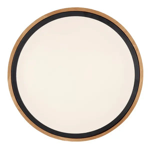 Ronde plafondlamp hout met LED & CCT 'Bruno' - FOIR