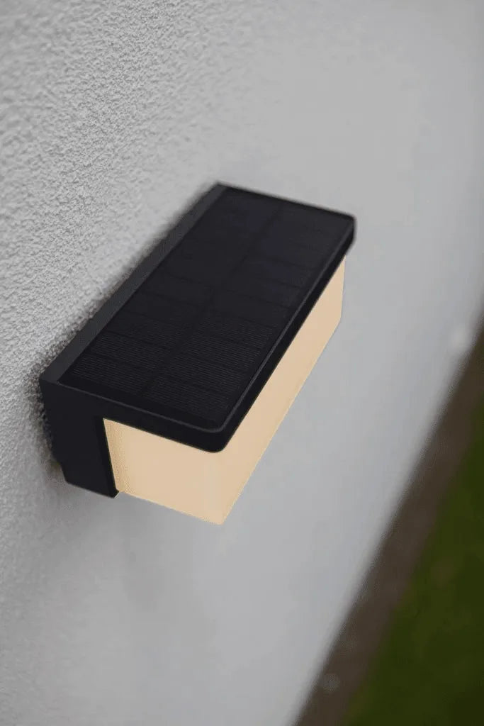 Buitenlamp op zonne energie led lamp warm wit solar