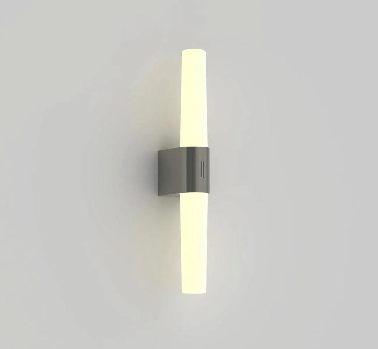 Badkamer wandlamp opaalglas geborsteld nikkel 'Nordlux Helva' en Moodmaker - FOIR