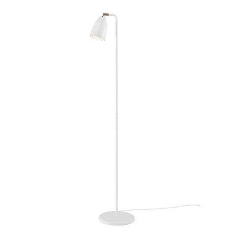 Witte vloerlamp met ingebouwde GU10 fitting en schakelaar 'Nexus' DFTP - FOIR
