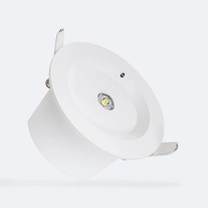 Inbouwspot noodverlichting wit 2.5w 120lm 95mm