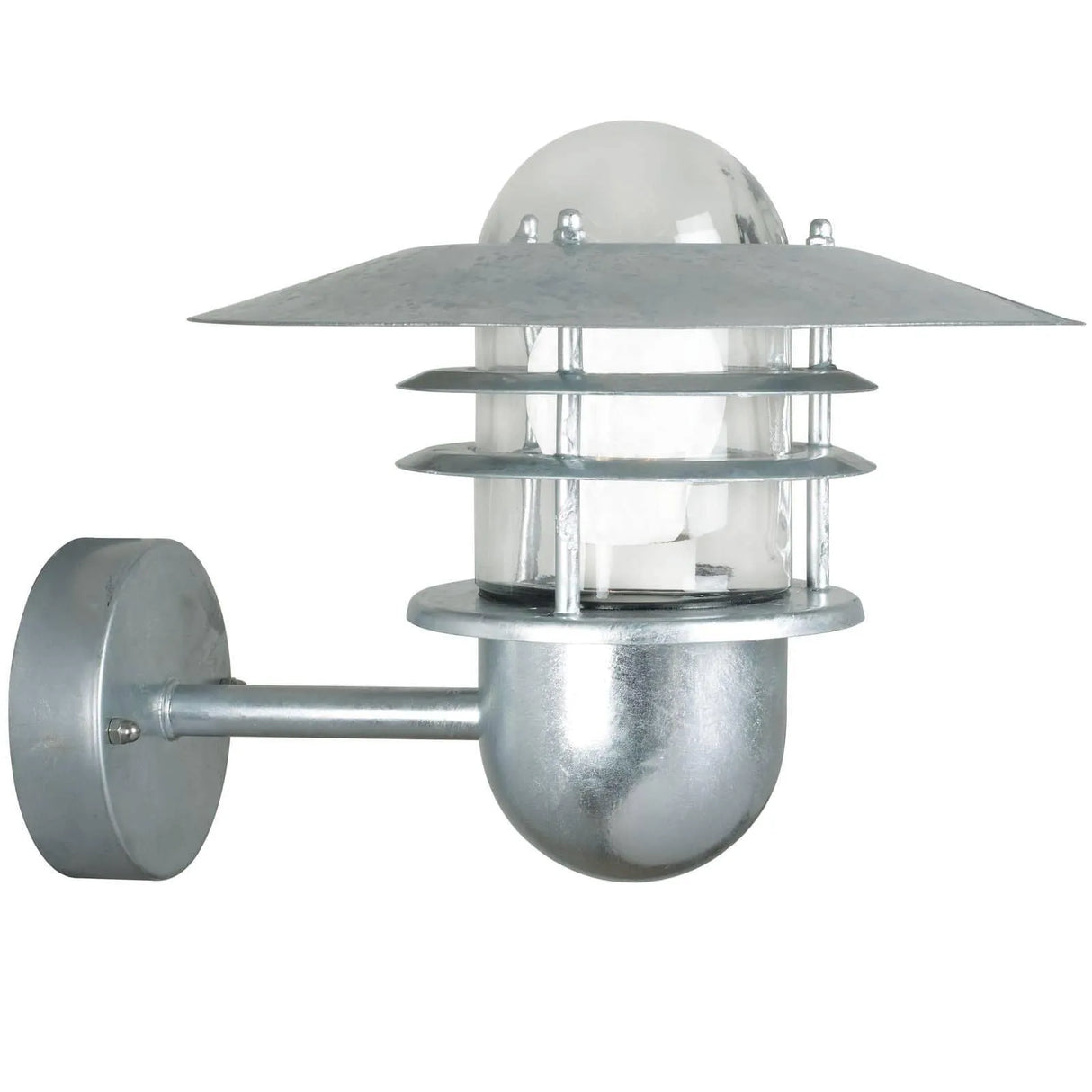 Nordlux agger wandlamp gegalvaniseerd modern E27 fitting