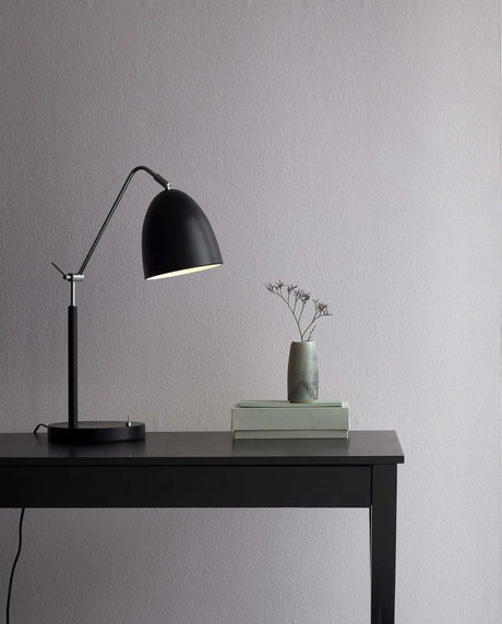 Nordlux tafellamp E27 zwart modern E27 fitting alexander