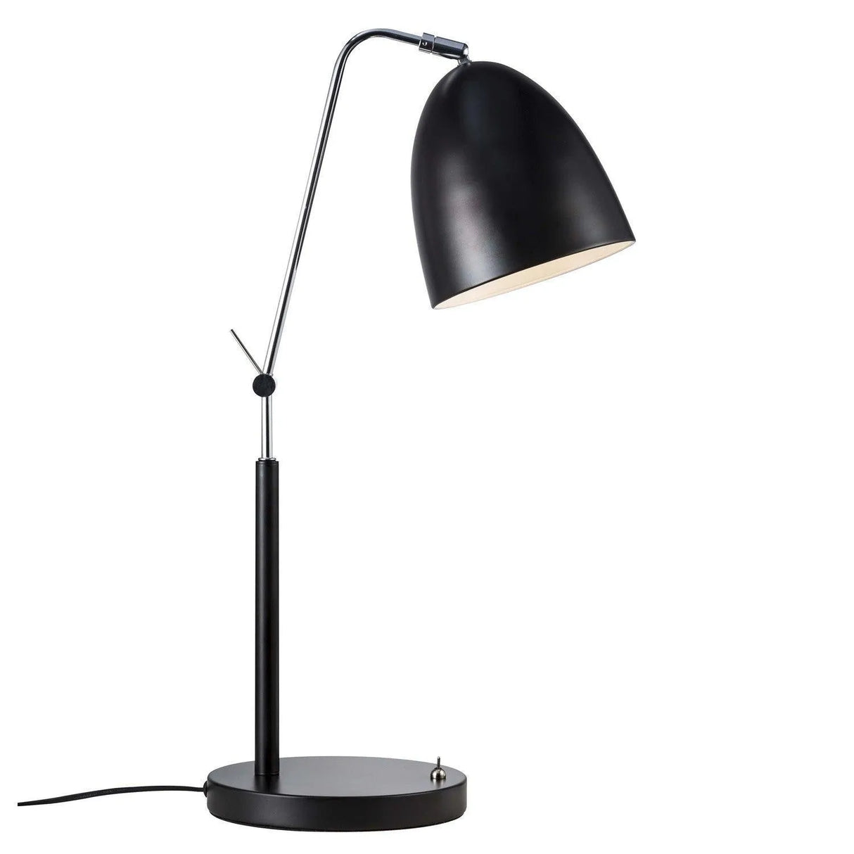 Nordlux alexander tafellamp E27 fitting zwart verstelbaar met schakelaar