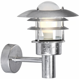 Buitenlamp Voordeur verlichting zwart 'Lonstrup 22' Nordlux E27 fitting IP44