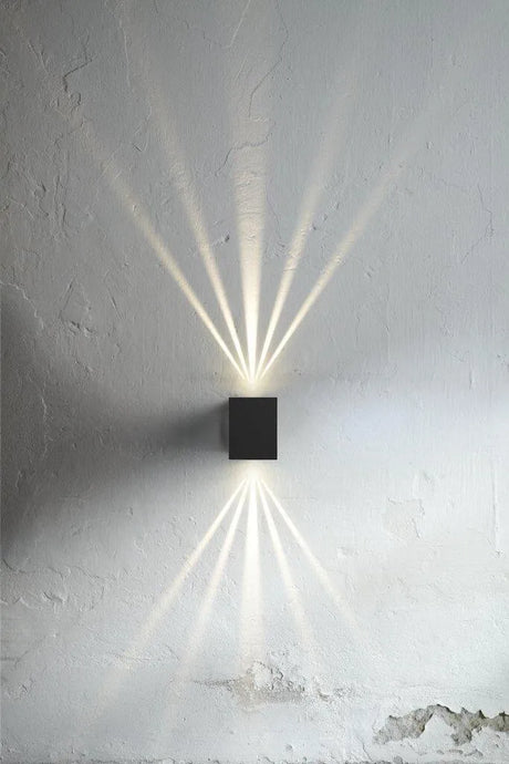 Nordlux canto kubi 2 gevelverlichting zwart