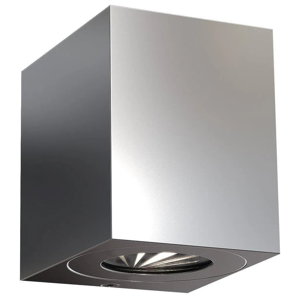 Nordlux canto kubi 2 wandlamp rvs led lamp