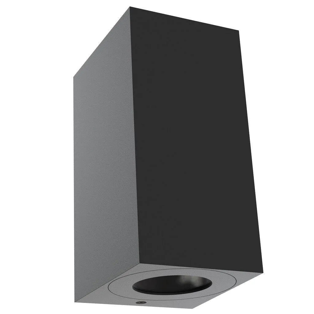 wandlamp met Gu10 fitting aluminium glas