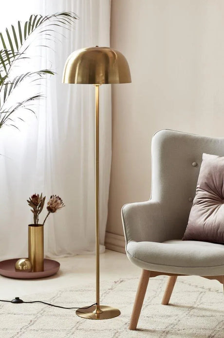 Vloerlamp messing Nordlux cera messing modern 127cm 