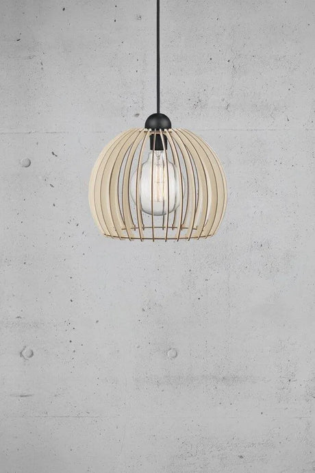 Nordlux chino 30 open ontwerp rond led lamp houten lamp
