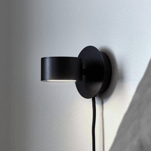 Wandlamp zwart Nordlux 'Clyde' modern led lamp led lamp 5.5W verstelbaar - FOIR