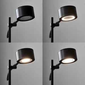 Vloerlamp zwart Nordlux clyde modern leeslamp zwart staande lamp 
