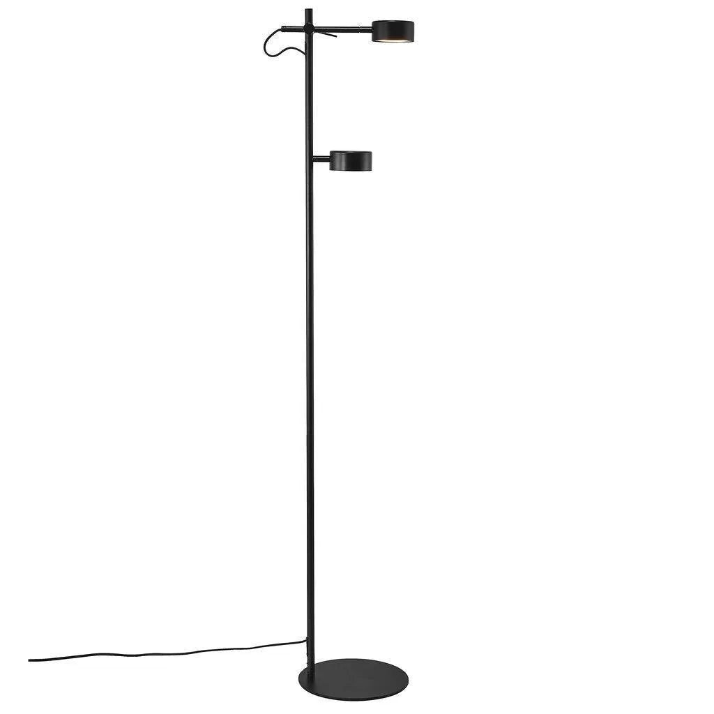 moderne zwarte staande lamp Nordlux clyde 