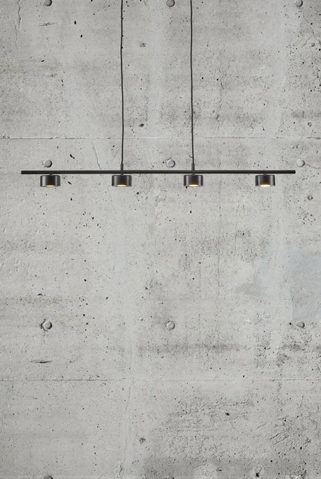 Nordlux clyde modern hanglamp led lamp kantoor zwart led