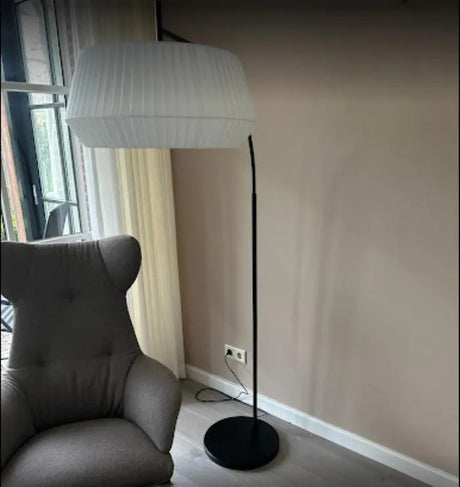 Nordlux dicte staande lamp stoffen kap e27
