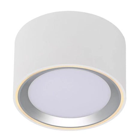 Plafondspot wit opbouw led lamp warm wit rond