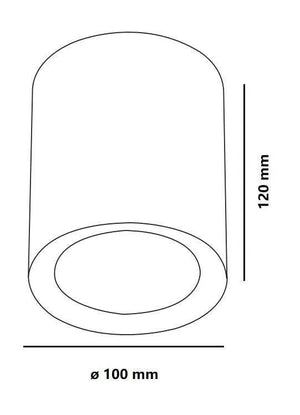 Wit plafondspot rond led lamp wit moodmaker nordlux1