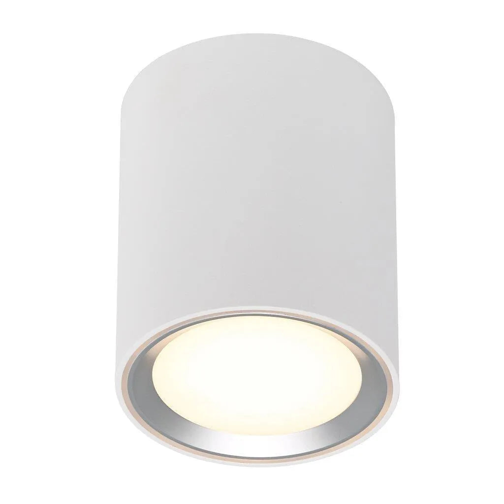 Nordlux fallon plafondspot opbouwspot long wit rond
