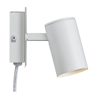 Slaapkamer lamp wit met stekker nordlux frida 