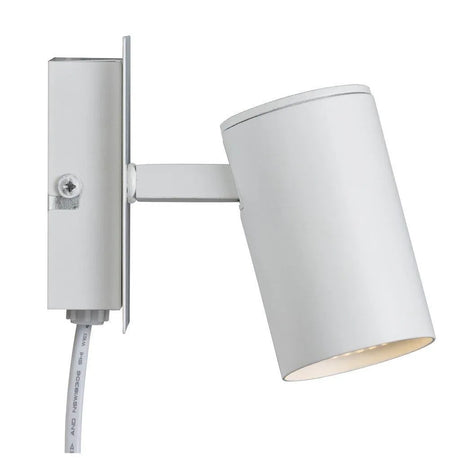 Slaapkamer lamp wit met stekker nordlux frida 