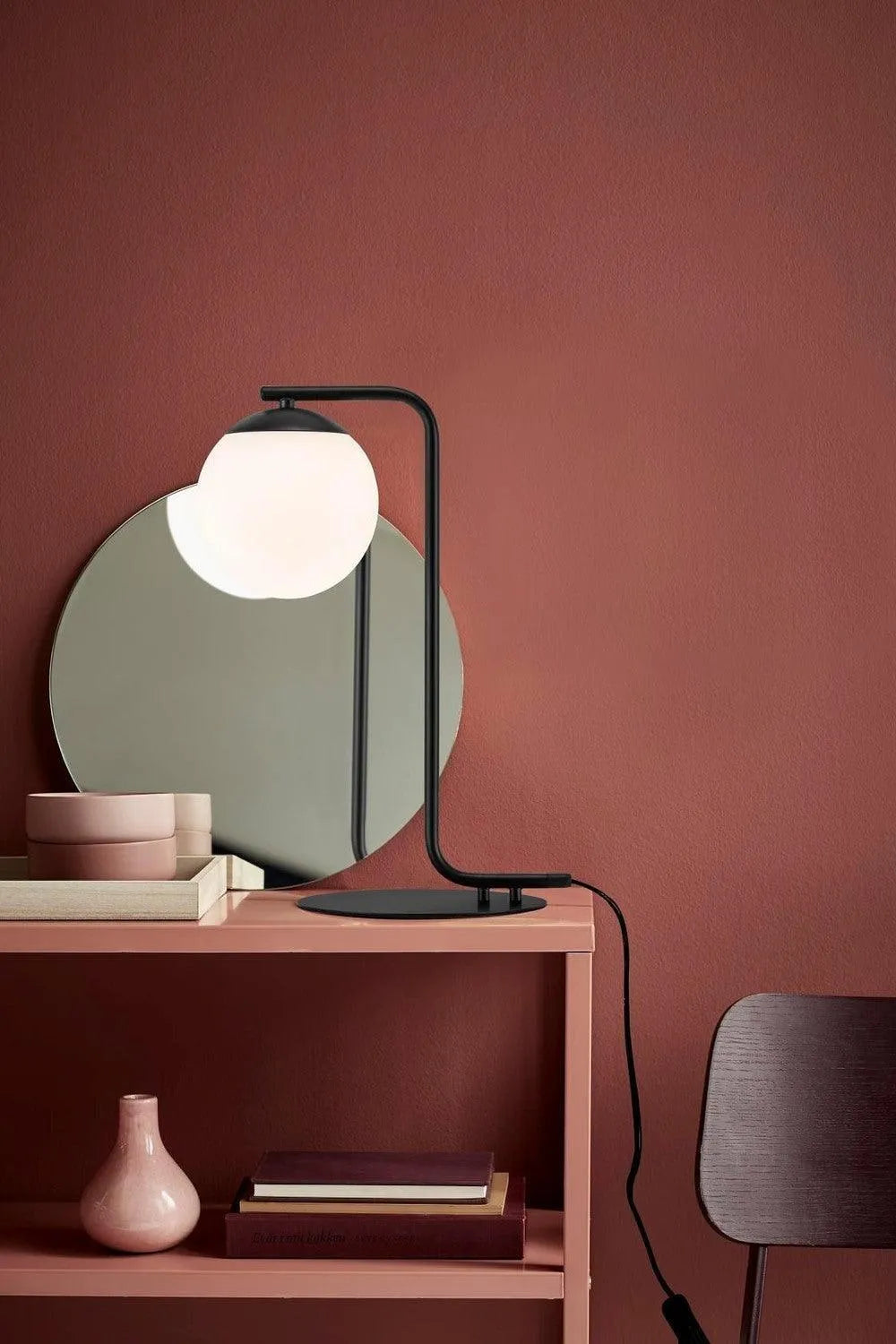 Nordlux grant tafellamp modern E14 zwart 410mm 