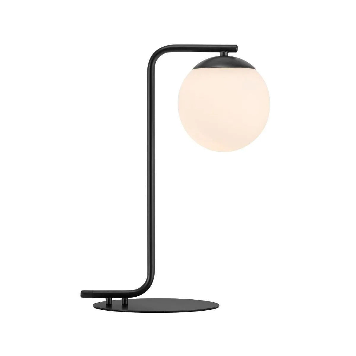 Nordlux grant tafellamp zwart E14 fitting 410mm opaal glas