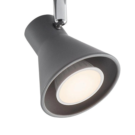 Grijze plafondspot modern Nordlux Eik verstelbaar gu10 fitting