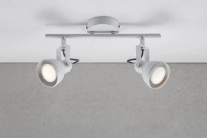 Moderne Nordlux plafondlamp met 2 spots Aslak double 5701581369085 , 45730101