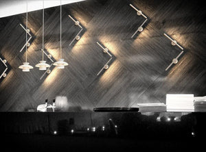 Modere wandlamp wit met ingebouwde lichtbron