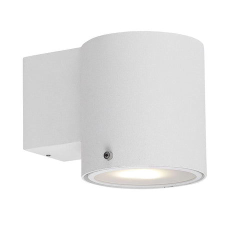 Badkamerlamp wit Nordlux S5 metaal rond 