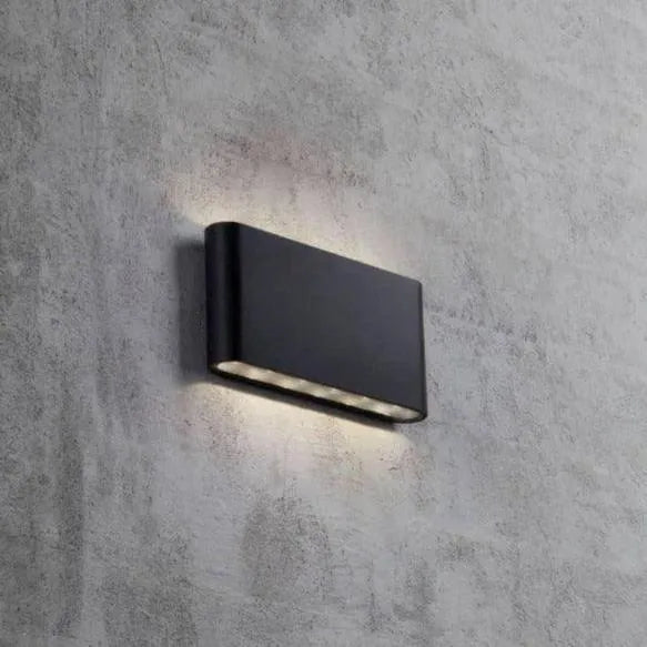 Moderne wandlamp zwart met ingebouwde LED lichtbron Kinver nordlux 84181003