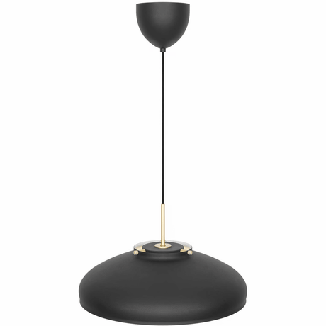 Hanglamp hout zwart design opaal glas 'Latif' e27 - FOIR