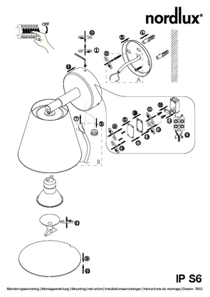 Badkamerlamp zilver spiegel verstelbaar modern led lamp gu10