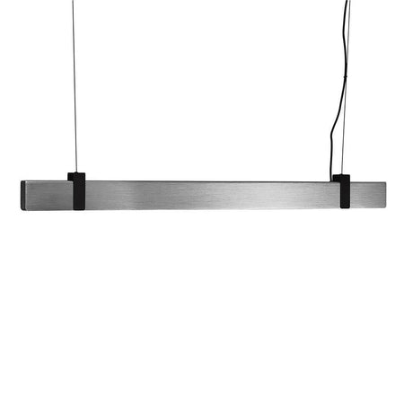 Brede hanglamp geborsteld staal Nordlux design 