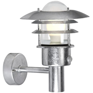 Nordlux Lonstrup 22 wandlamp gegalvaniseerd modern E27