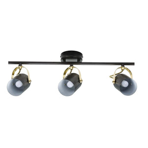 Nordlux zwart goud modern e14 fitting modern plafondlamp zwart messing
