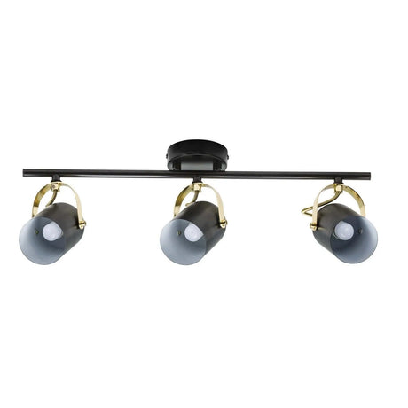 Nordlux zwart goud modern e14 fitting modern plafondlamp zwart messing
