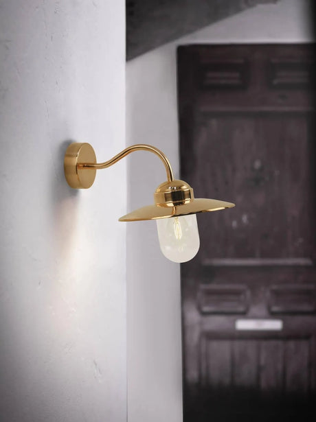 Nordlux luxembourg E27 fitting koper wandlamp voordeur