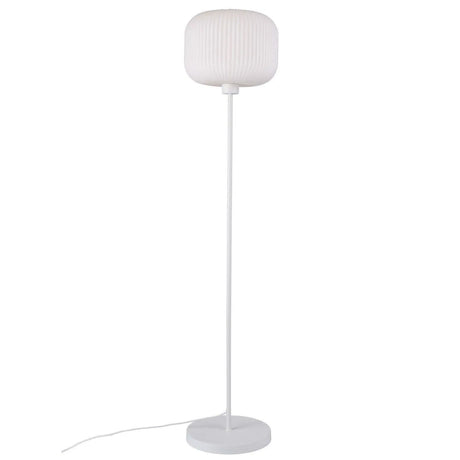 Nordlux wit modern staande lamp milford vloerlamp opaal glas