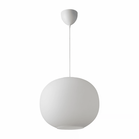 Hanglamp messing & opaalglas E27 fitting 'Navone' DFTP 40 cm - FOIR