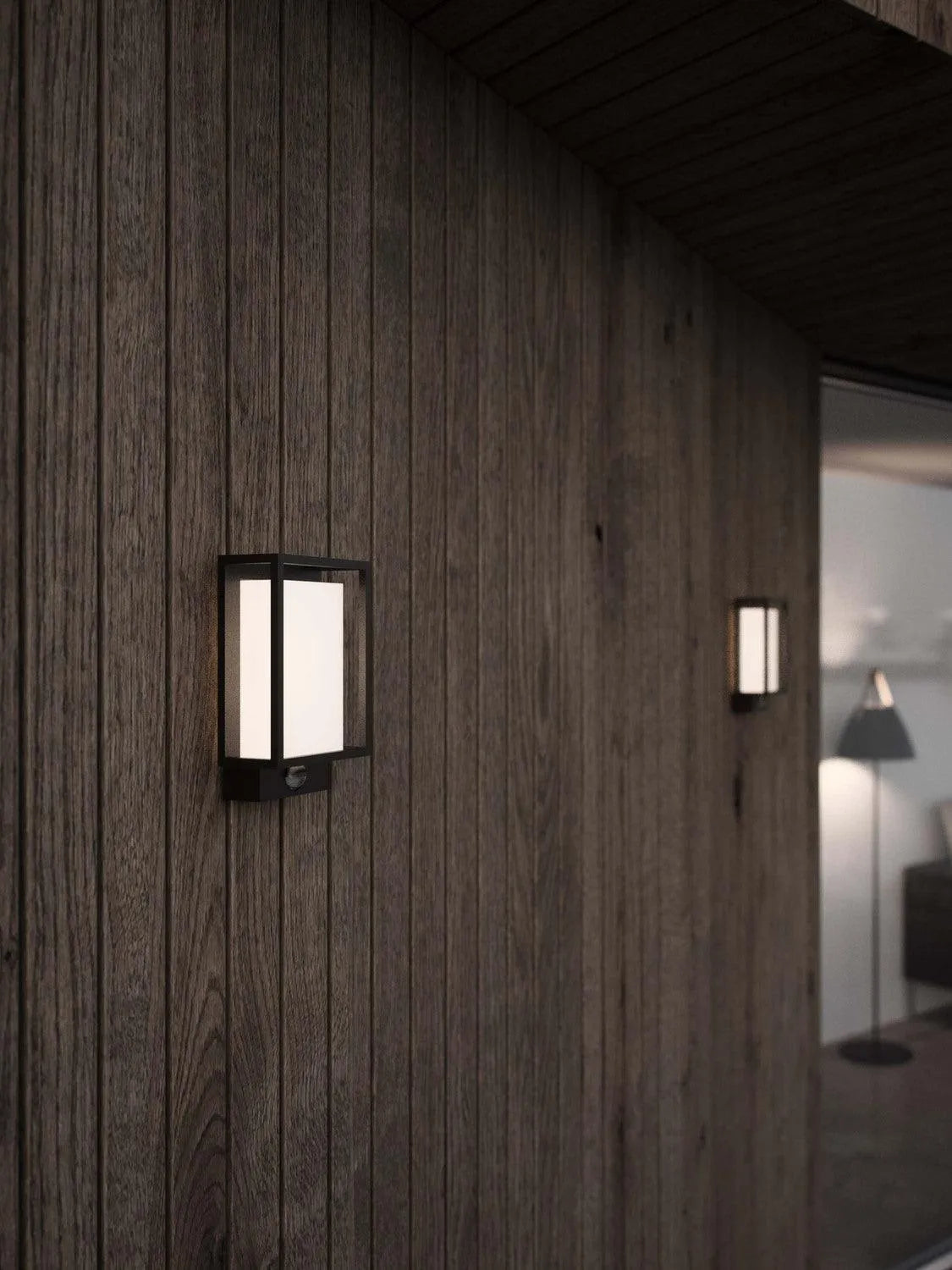 Nordlux nestor wandlamp zwart modern led lamp