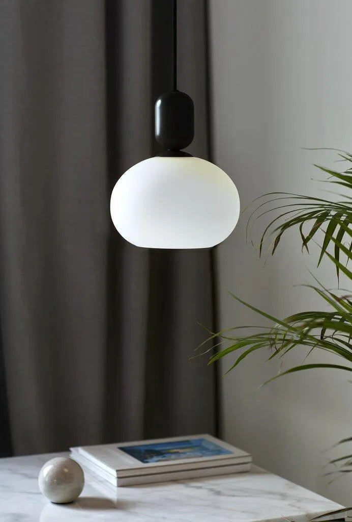Nordlux Notti modern e27 fitting hanglamp opaal glas 200mm