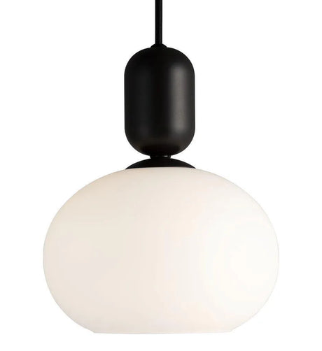 Nordlux Notti opaal glas wit modern zwart