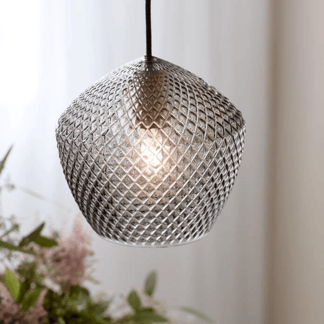 Glazen lampenkap Nordlux hanglamp 'Orbiform' E27 fitting modern 230mm - FOIR
