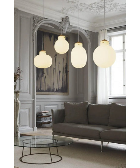 Nordlux Raito 22 hanglamp rond modern opaal glas