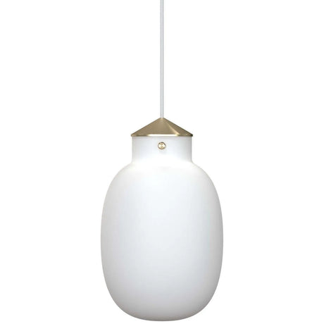 Opaal glas hanglamp Nordlux Raito hanglamp ovaal glas modern